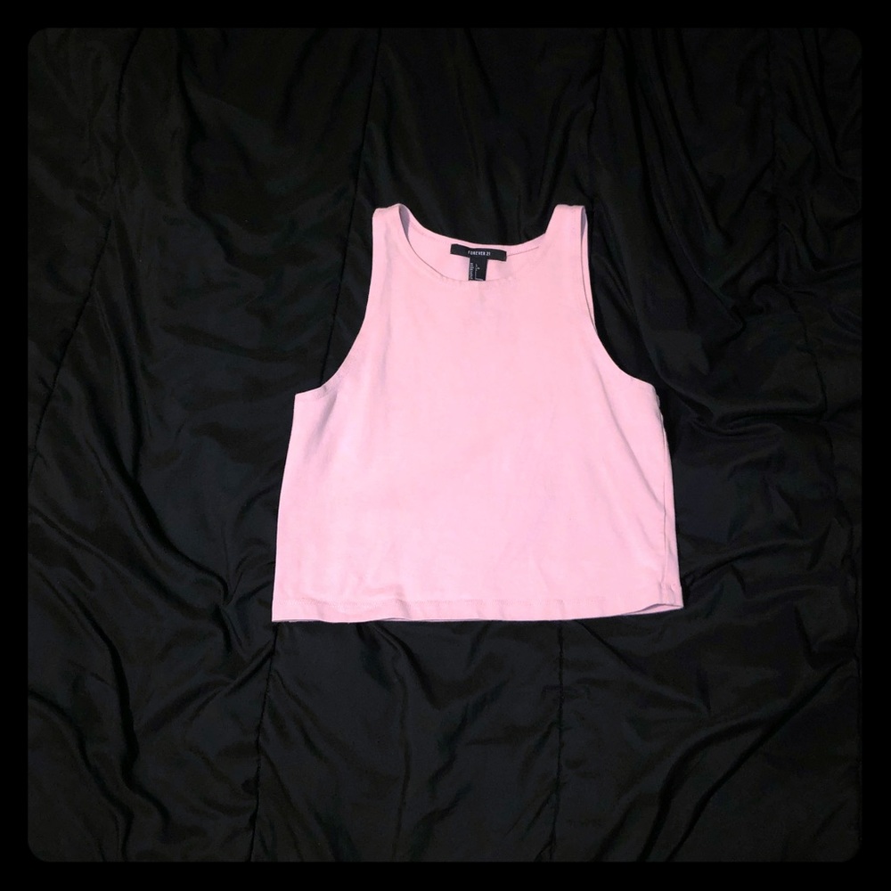 Pink crop top